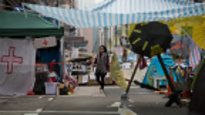 Ocupación del centro de Homg Kong