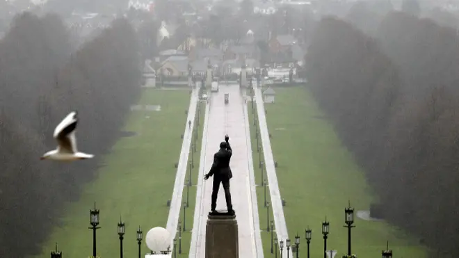 Castillo de Stormont en Dublin, irlanda del Norte