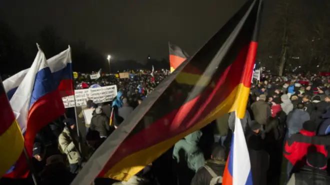 Pegida di Dresden