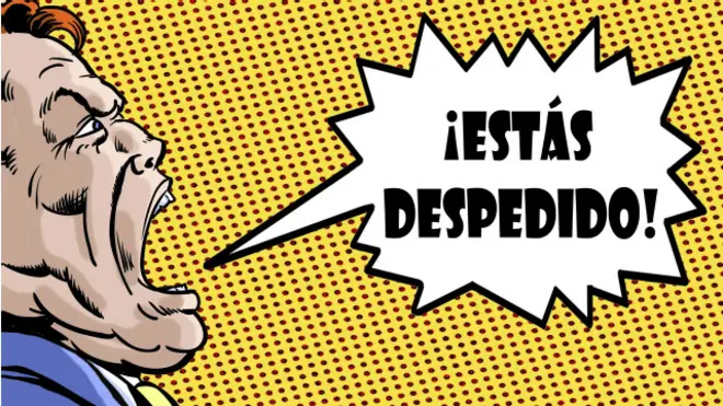 Caricatura de ¡Estás despedido!