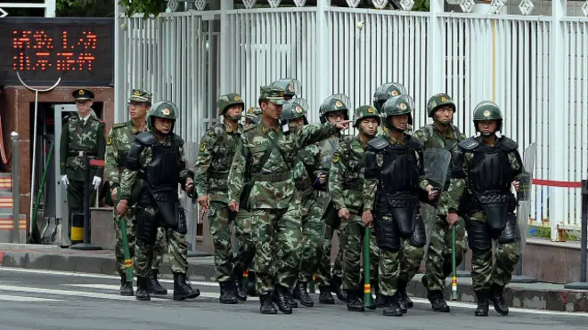 Militer Cina di Uighur