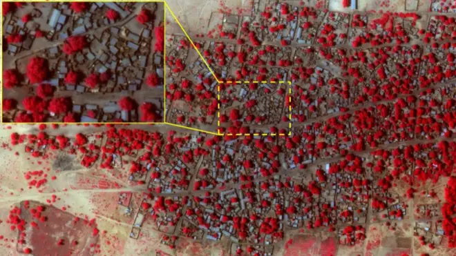 Gambar satelit Doron Baga