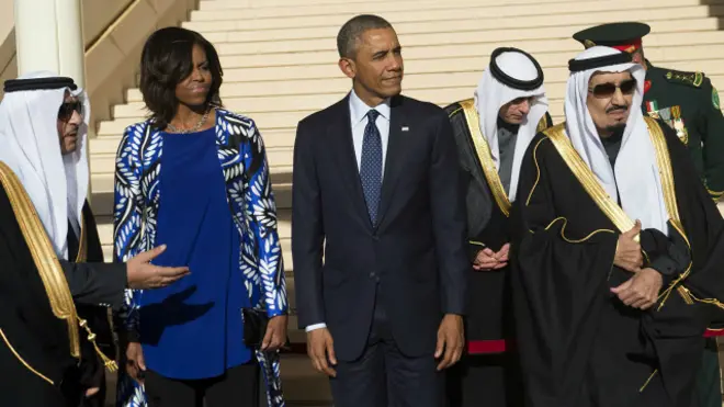 Barack Obama di Arab Saudi