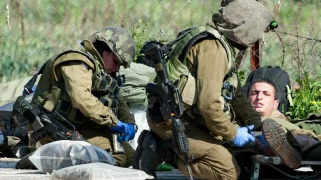 Tentara Israel luka-luka