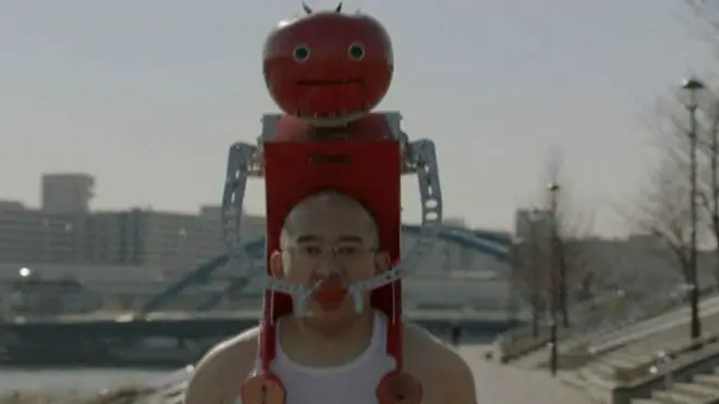 robot, tomatto