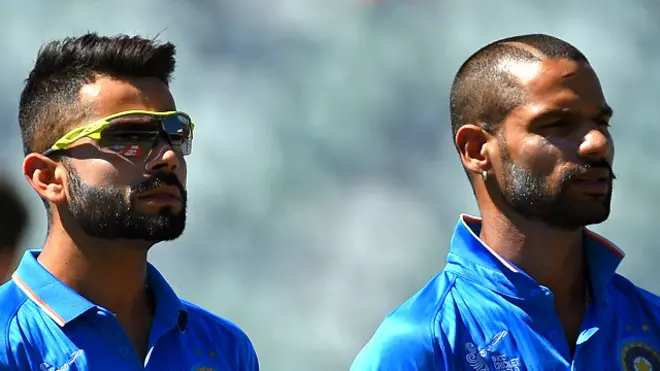 विराट कोहली और शिखर धन