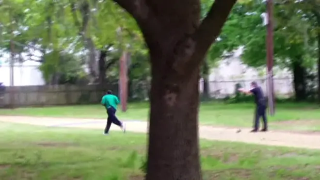 شوٹنگ کی ویڈیو سے لی گئی ایک تصویر