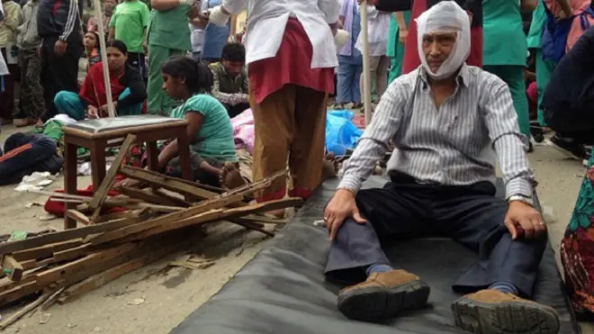नेपाल में भूकंप