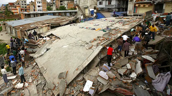 नेपाल में भूकंप