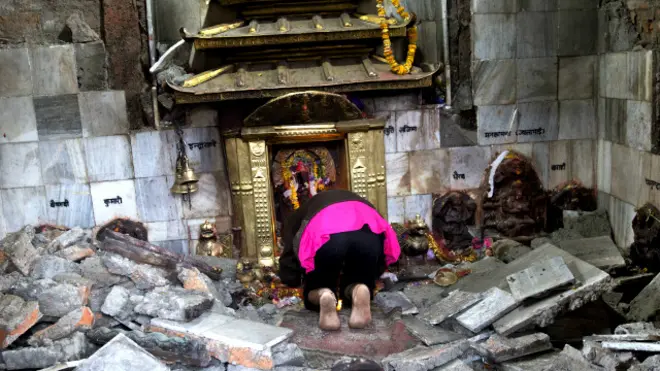 تباہ ہونے والا ایک مندر