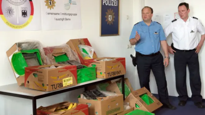 Kokain dalam kotak pisang