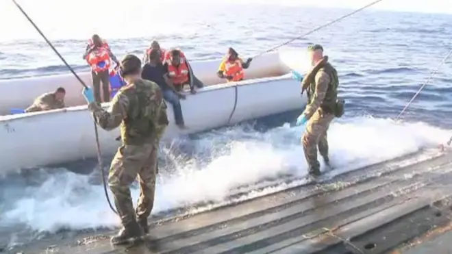 Спасение мигрантов