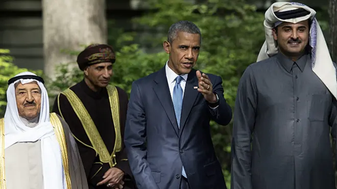 Обама с лидерами стран Персидского залива