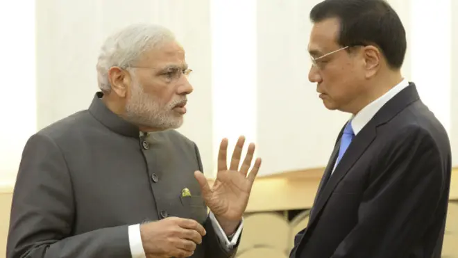 Modi dan Le Keqiang