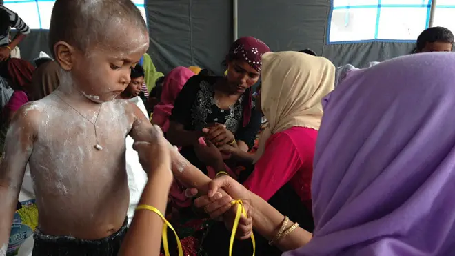 Người Rohingya tại trại ở Aceh, Indonesia