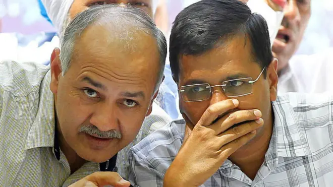 मनीष सिसोदिया, अरविंद केजरीवाल