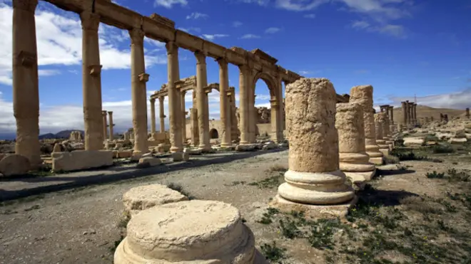पल्माइरा के ऐतिहासिक खंडहर