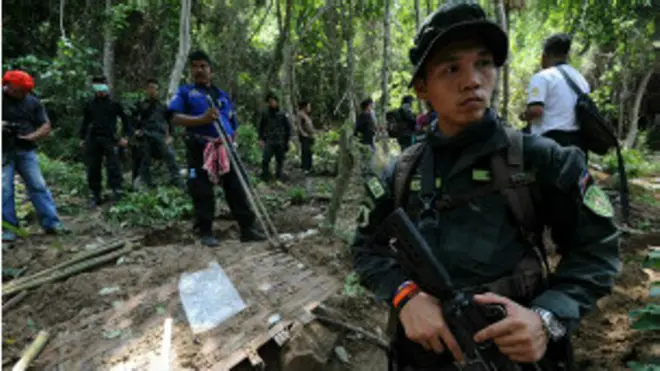 Kuburan massal di Thailand