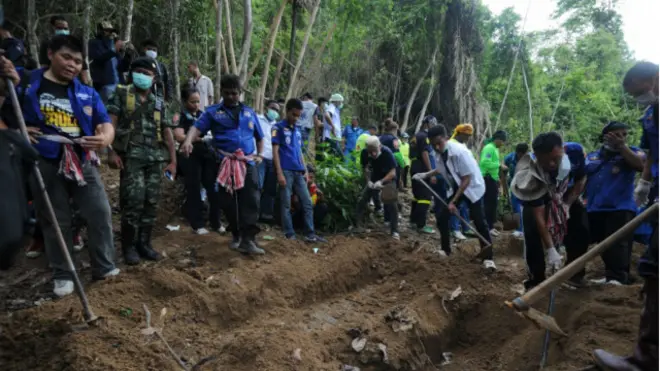 थाईलैंड में सामूहिक क़ब्र