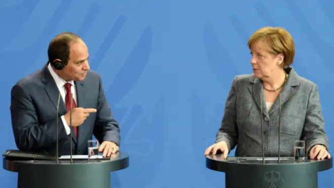 Merkel dan Sisi