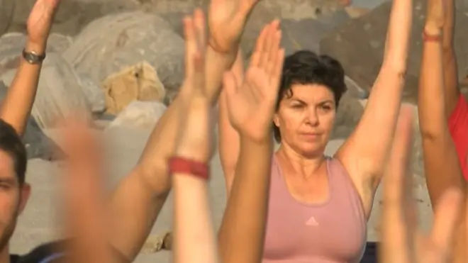 Занятия йогой