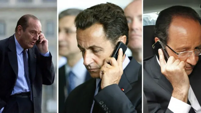 Jacques Chirac, Nicolas Sarkozy, Francois Hollande
