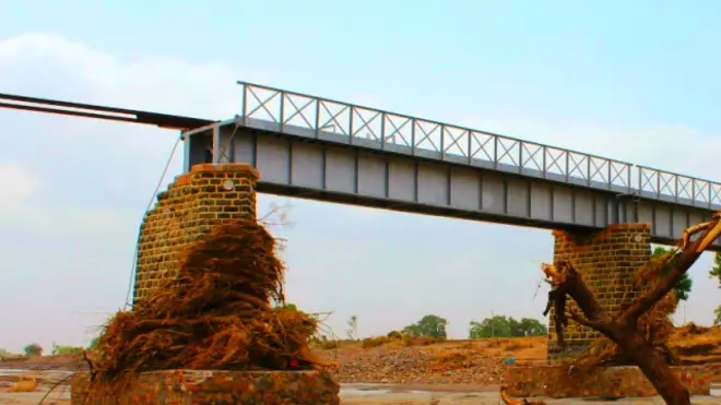 गुजरात के अमरेली में बाढ़