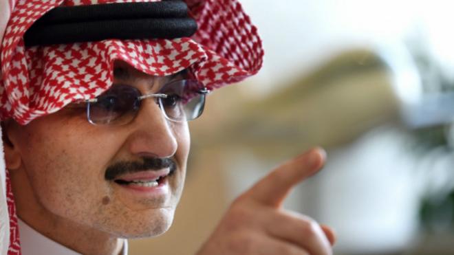 सऊदी अरब के राजकुमार अल वलीद तलाल.