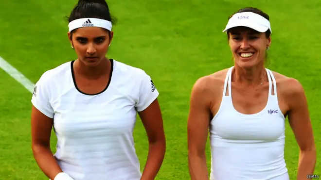 सानिया मिर्ज़ा, मार्टिना हिंगिस