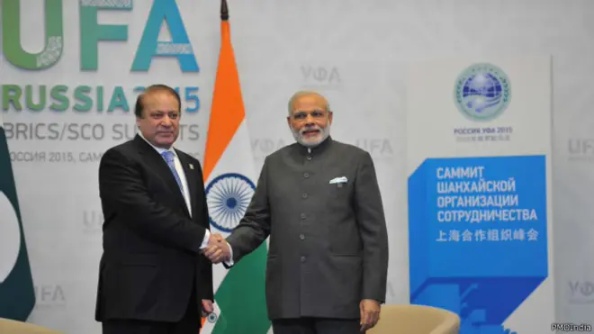 नरेंद्र मोदी और नवाज़ शरीफ़