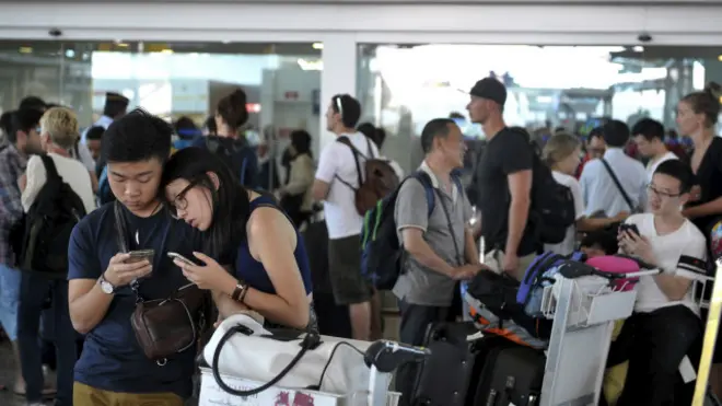 Penumpang di Ngurah Rai