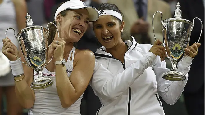 सानिया मिर्ज़ा और मार्टिना हिंगिस