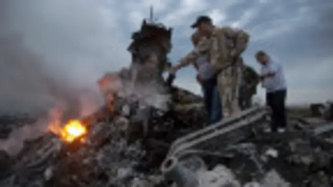 место падения