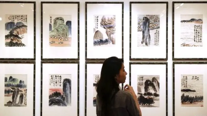 चीनी पेंटिंग प्रदर्शनी