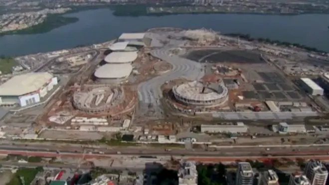 Олимпийский парк Рио-де-Жанейро за год до Игр