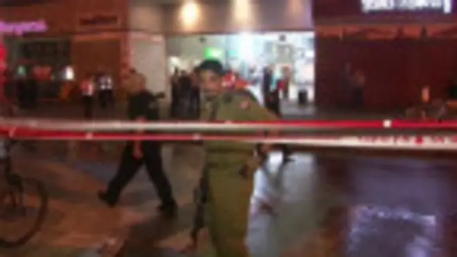 حمله روز یکشنبه (۱۸ اکتبر/۲۶ مهر) در شهر بئرشبع در جنوب اسرائیل