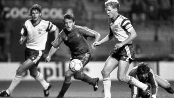 Послдений матч сборной ГДР в 1990 году