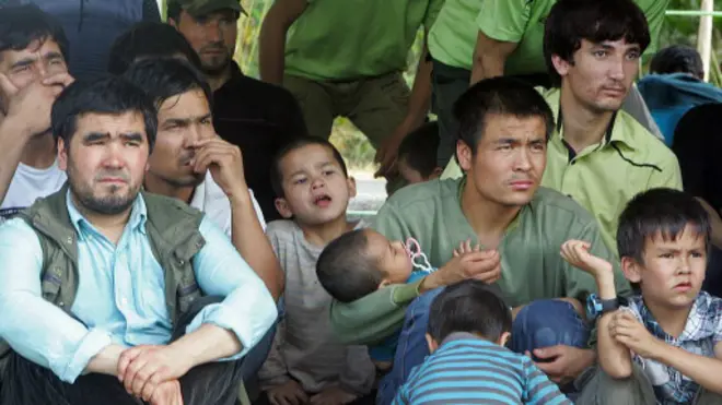 资料图片：2014年在泰国申请庇护的维吾尔难民