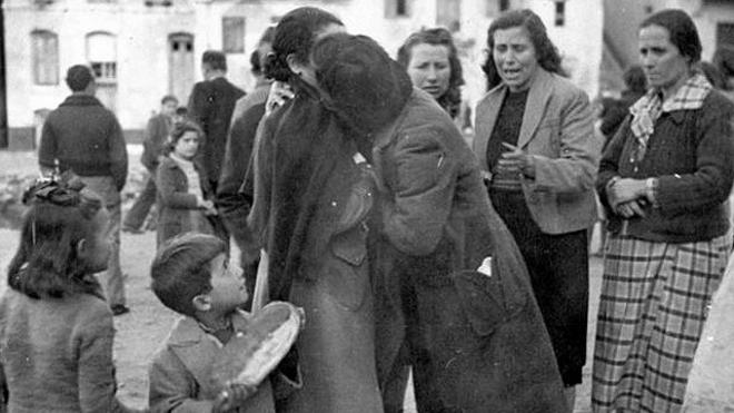 Греческие беженцы, фото времен Второй мировой войны