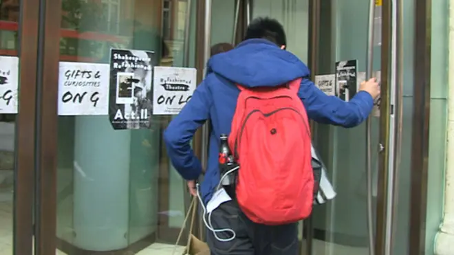 在伦敦的中国游客