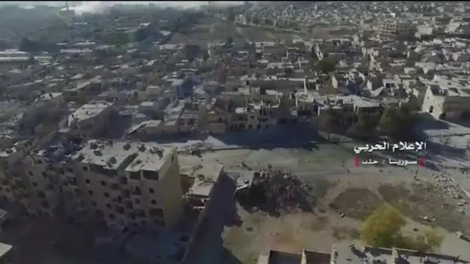 Doğu Halep'in havadan görüntüleri