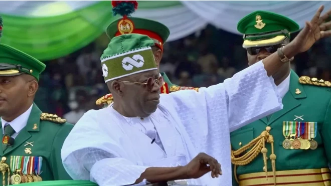 Aworan aarẹ Tinubu