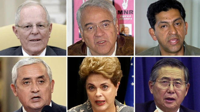Presidentes que no pudieron terminar su mandato por acusaciones de corrupción