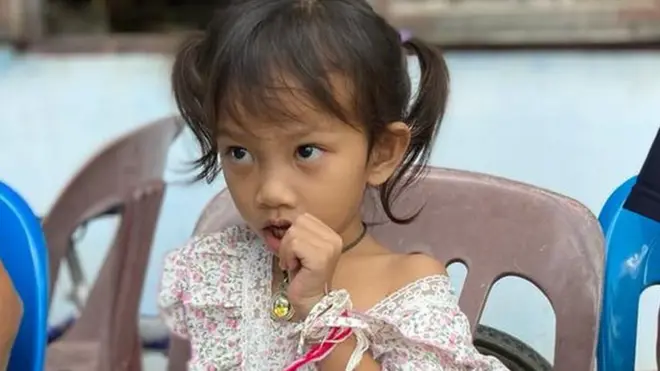 Three-year-old Emmy is the sole survivor, as a former police officer went on the rampage at a childcare in Thailand