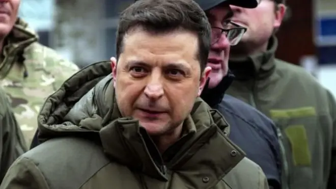 فولوديمير زيلينسكي الرئيس الأوكراني