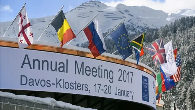 Во время Всемирного экономического форума население швейцарского городка Давос увеличивается втрое