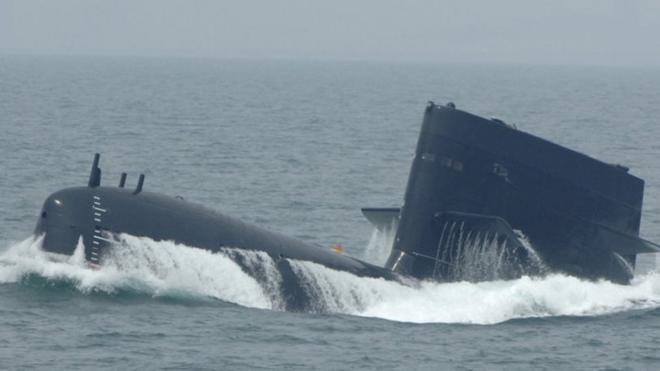 中国海军的新型潜艇