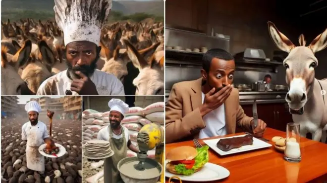 በኤአይ የወጡ ፎቶዎች