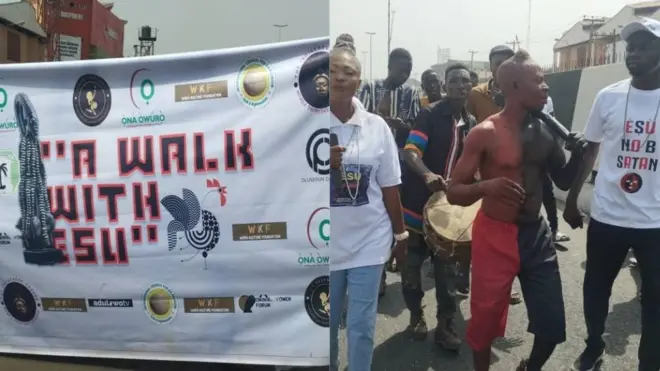 Awọn eeyan n ṣe ajọdun Esu ni ilu Akurẹ