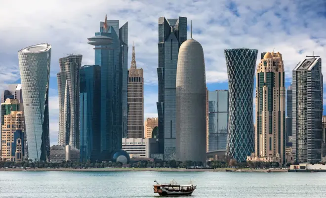 Ifoto y'inzu z'amagorofa mu murwa mukuru wa Qatar, Doha
